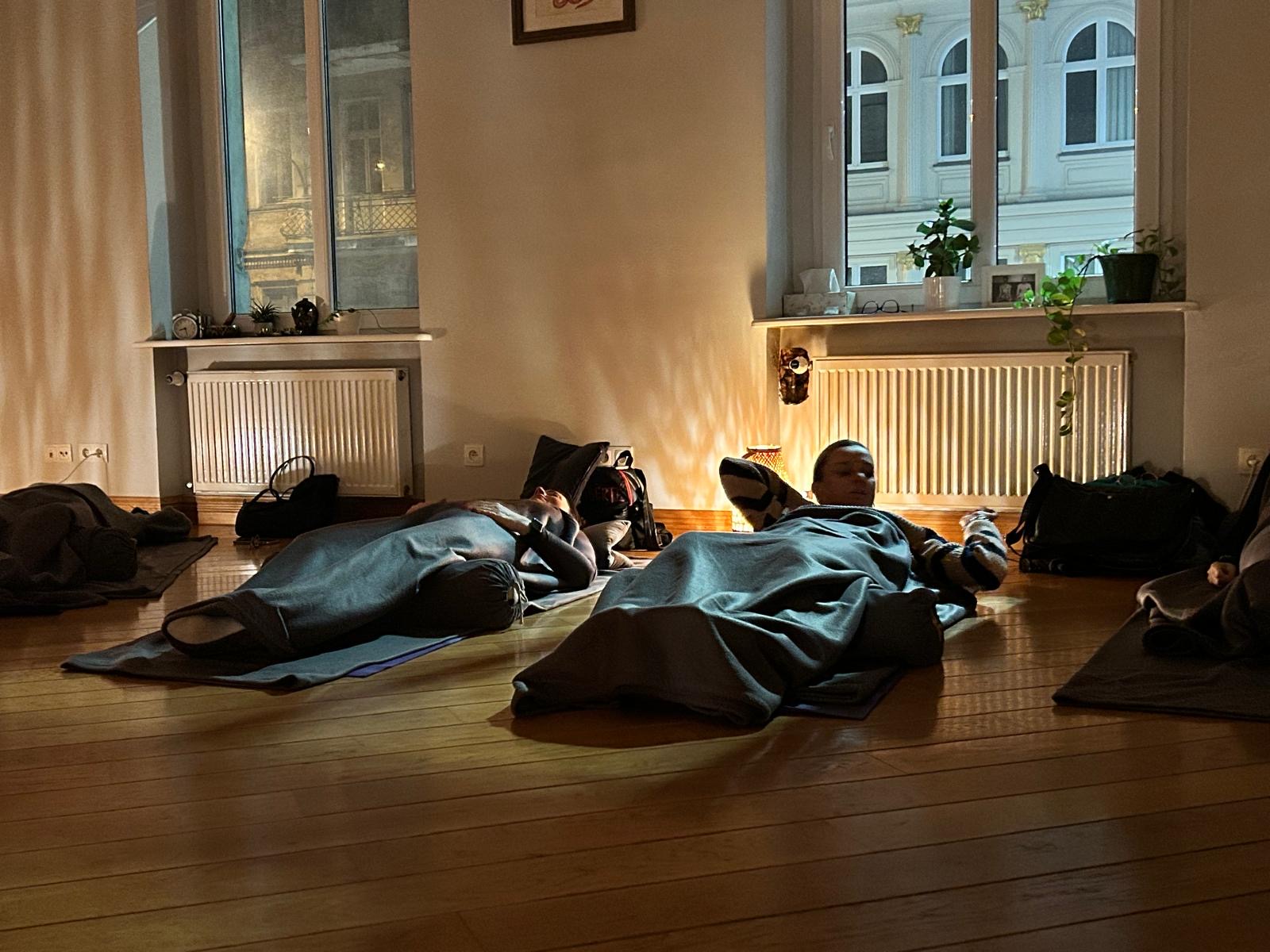 Pozycja ciała stosowana w treningu autogennym