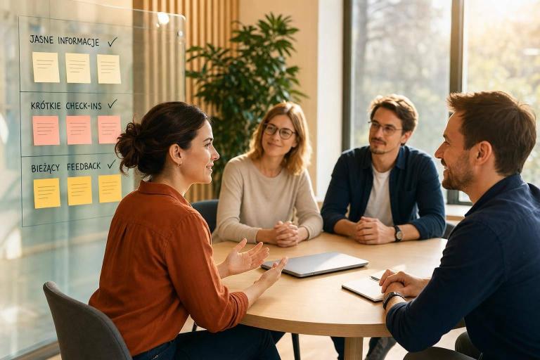 Offene Kommunikation und Stress im Team