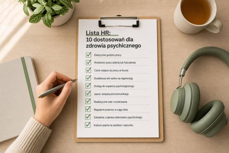 Lista HR: 10 dostosowań dla zdrowia psychicznego